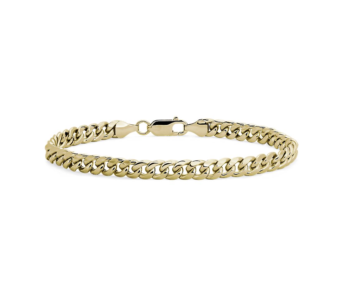 Miami Cuban Bracelet 14K Yellow