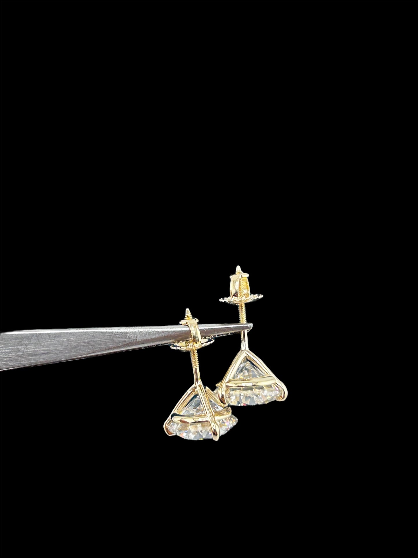 14k Yellow Gold Certified Earring