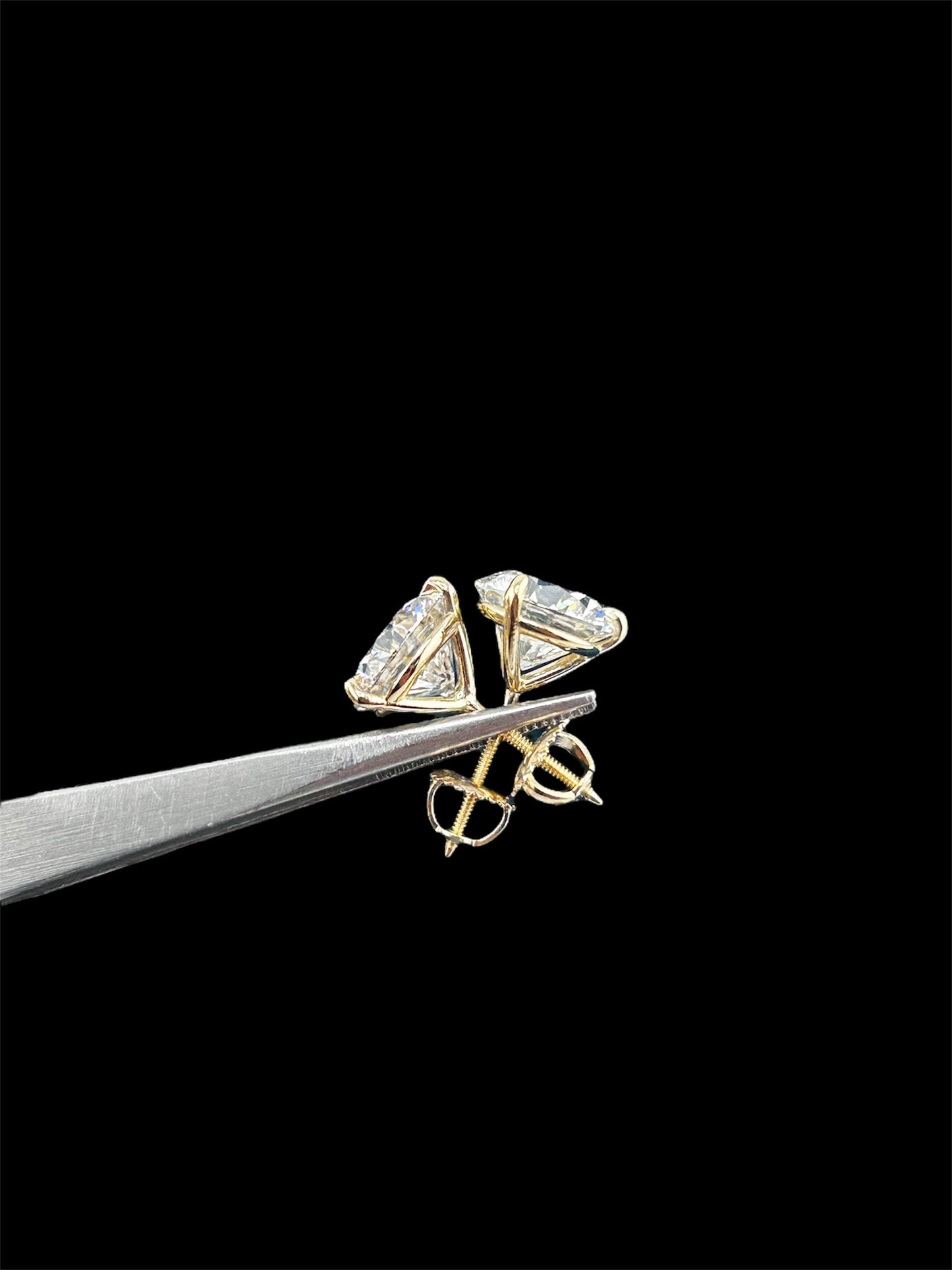 14k Yellow Gold Certified Earring