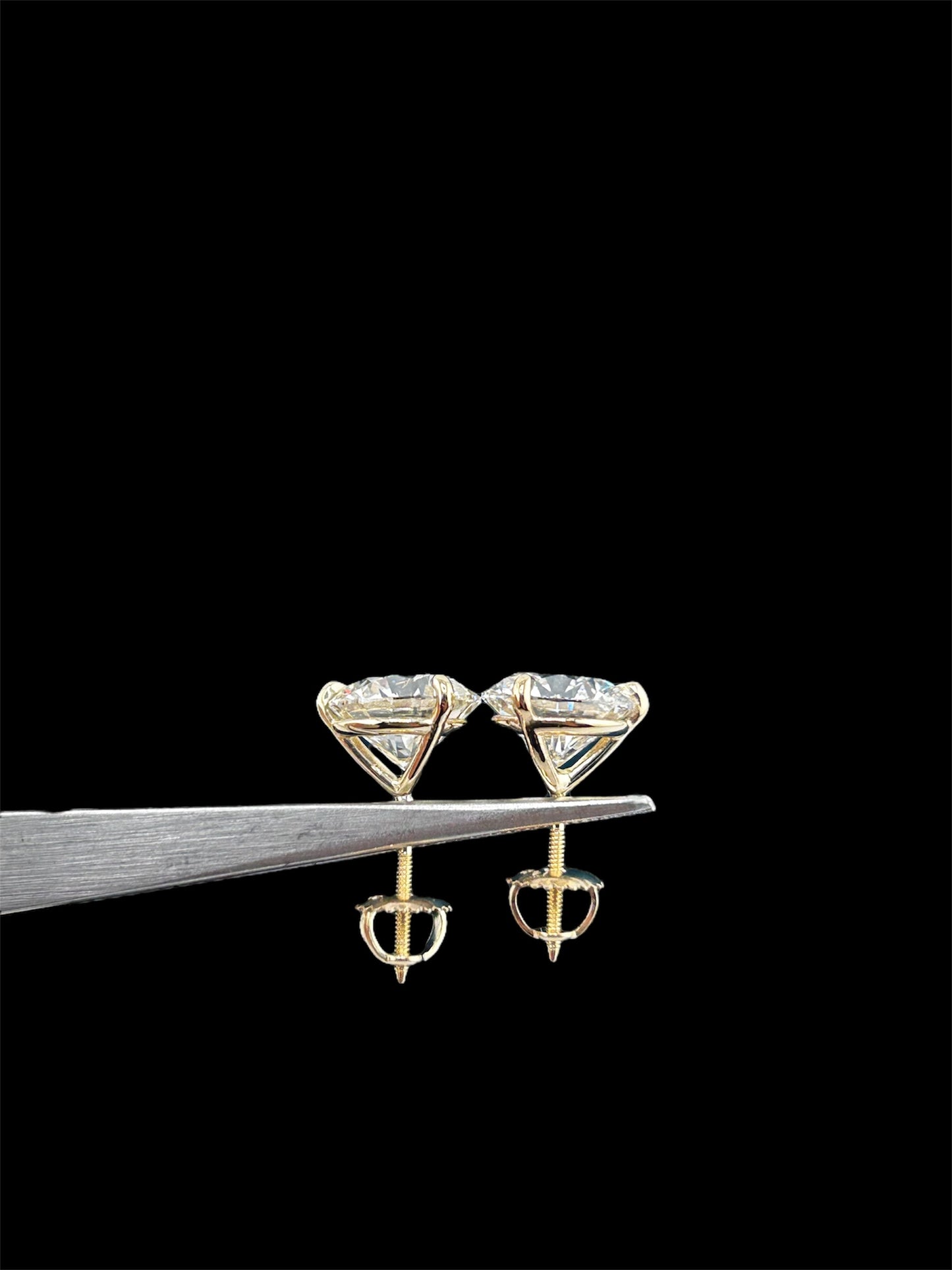 14k Yellow Gold Certified Earring