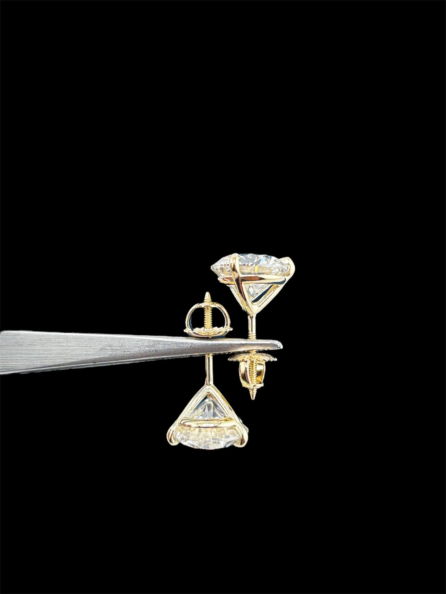 14k Yellow Gold Certified Earring
